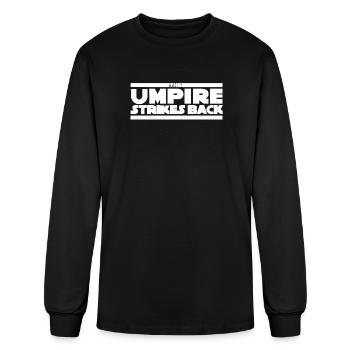 The Umpire Strikes Back - Men's Long Sleeve T-Shirt - black - Front