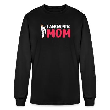 Mothers Day Taekwondo Mom - Men's Long Sleeve T-Shirt - black - Front