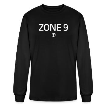 Zone 9 Airline Boarding — Satirical Travel Humor - Men's Long Sleeve T-Shirt - black - Front