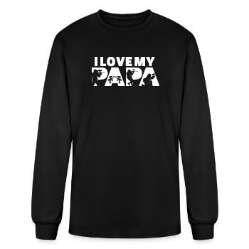 Eat Sleep Paintball Repeat Funny Hobby - Men's Long Sleeve T-Shirt - black - Front
