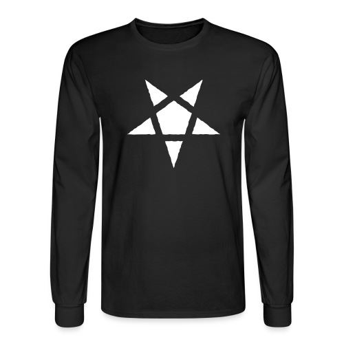 Rugged Pentagram - Men's Long Sleeve T-Shirt
