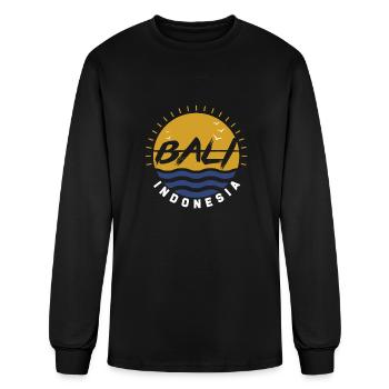 Bali - Men's Long Sleeve T-Shirt - black - Front