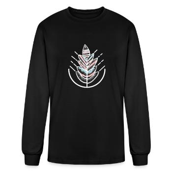 Vintage ear - Men's Long Sleeve T-Shirt - black - Front