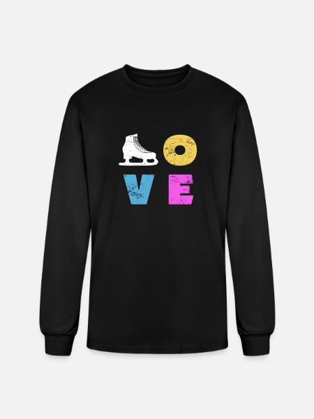 Figure Skating - Men's Long Sleeve T-Shirt - black