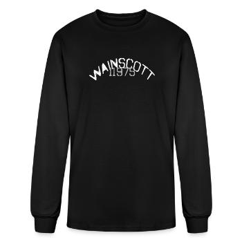 Wainscott 11975 The Hamptons Eastern Long Island  - Men's Long Sleeve T-Shirt - black - Front
