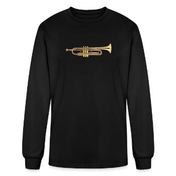 Trumpet - Men's Long Sleeve T-Shirt - black - Front