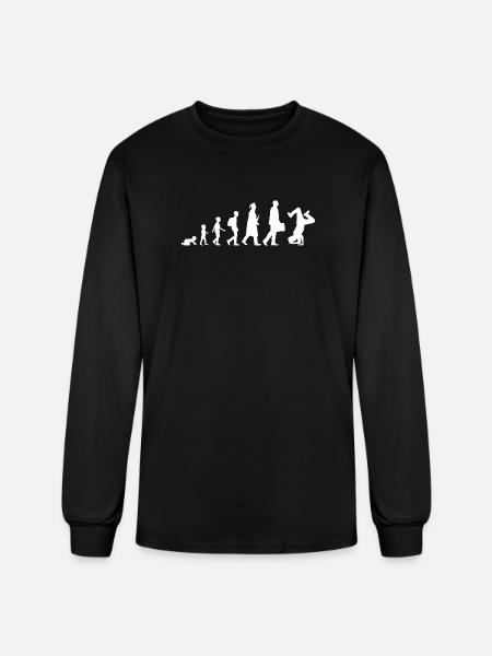 Break Dancer Evolution - Men's Long Sleeve T-Shirt - black