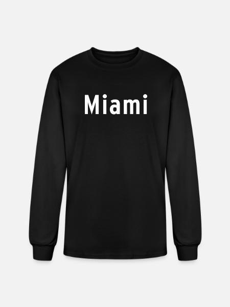 Miami - Men's Long Sleeve T-Shirt - black