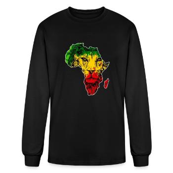 Africa black power - Men's Long Sleeve T-Shirt - black - Front