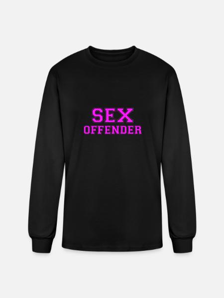 Sex Offender - Men's Long Sleeve T-Shirt - black