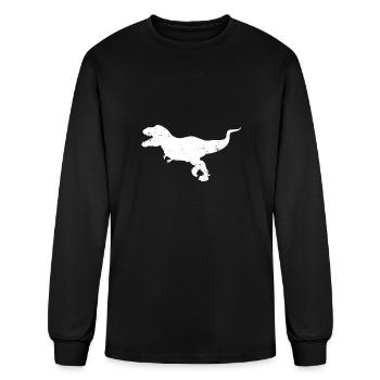 T-Rex - Men's Long Sleeve T-Shirt - black - Front