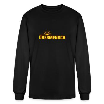 ÜBERMENSCH FRIEDRICH NIETZSCHE PHILOSOPHY - Men's Long Sleeve T-Shirt - black - Front