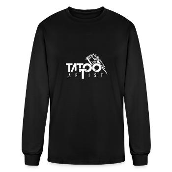 Tattoo artist gift tattoo sting appointment - Men's Long Sleeve T-Shirt - black - Front