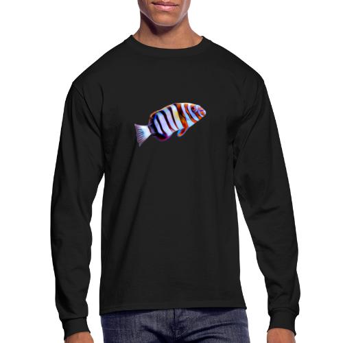 Harlequin Tusk Wrasse Saltwater Reef fish - Men's Long Sleeve T-Shirt
