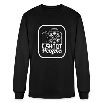 Photographer - Men's Long Sleeve T-Shirt - black - Front