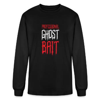 Enquêteur paranormal professionnel d’appât fantôme - T-shirt à manches longues Homme - noir - Devant