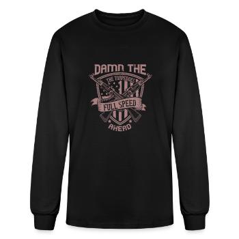 Damn les torpilles à pleine vitesse devant 2 01 - T-shirt à manches longues Homme - noir - Devant