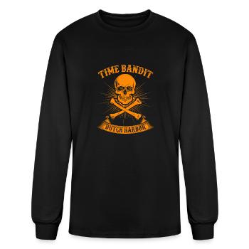 Time Bandit Dutch Harbor - Men's Long Sleeve T-Shirt - black - Front