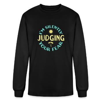 Skydiving Skydive Skydiver - Men's Long Sleeve T-Shirt - black - Front