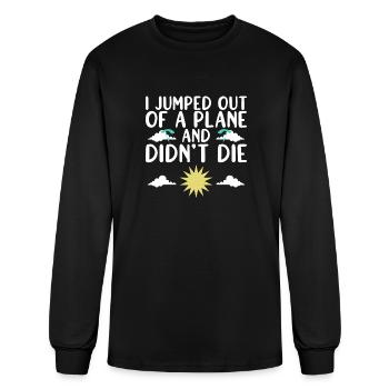 Skydiving Skydive Skydiver - Men's Long Sleeve T-Shirt - black - Front