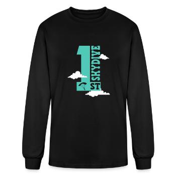 Skydiving Skydive Skydiver - Men's Long Sleeve T-Shirt - black - Front