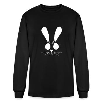 rabbit bunny easter bunny - Men's Long Sleeve T-Shirt - black - Front
