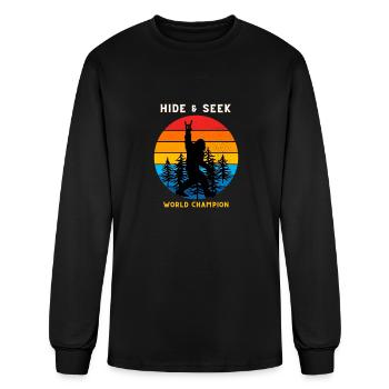 Hide and Seek Champion - Men's Long Sleeve T-Shirt - black - Front