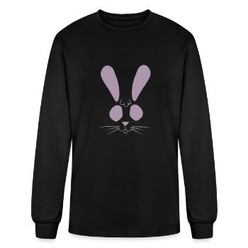 rabbit bunny easter bunny - Men's Long Sleeve T-Shirt - black - Front