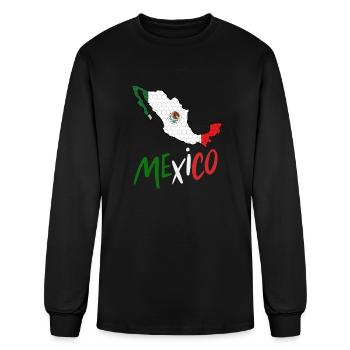 Mexico Flag Mexico City Mexican Fiesta - Men's Long Sleeve T-Shirt - black - Front