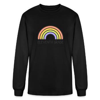 Eleven Grade Vibes | Back To School - Men's Long Sleeve T-Shirt - black - Front