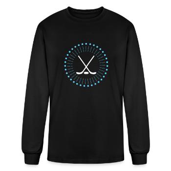 hockey - Men's Long Sleeve T-Shirt - black - Front