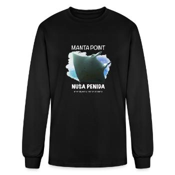 Manta Point Nusa Penida Bali Indonesia - Men's Long Sleeve T-Shirt - black - Front
