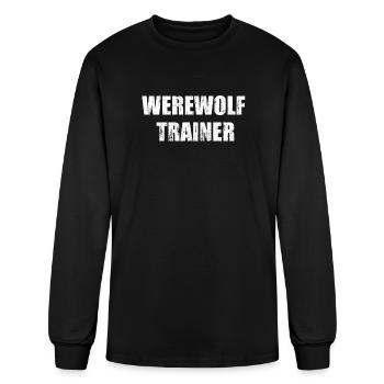 Werewolf trainer - Men's Long Sleeve T-Shirt - black - Front