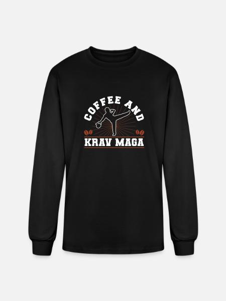 Krav Maga Apparel Israeli Self - Men's Long Sleeve T-Shirt - black