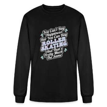 Buy Roller Skates Roller Skating - Men's Long Sleeve T-Shirt - black - Front