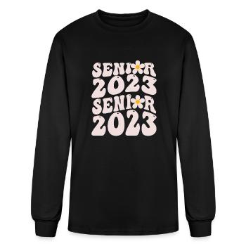 Senior 2023 - Men's Long Sleeve T-Shirt - black - Front