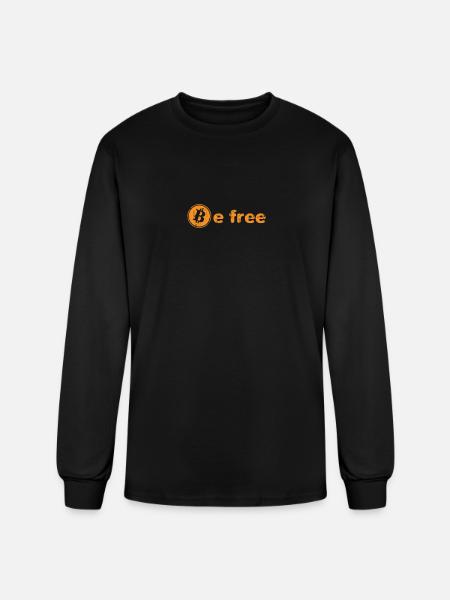 Digital gold be free - Men's Long Sleeve T-Shirt - black