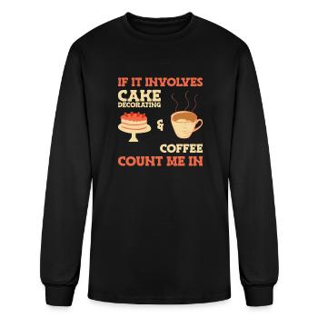 Cake Decorator - Men's Long Sleeve T-Shirt - black - Front