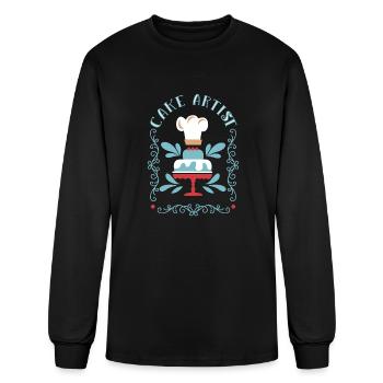 Cake Decorator - Men's Long Sleeve T-Shirt - black - Front