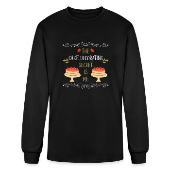 Cake Decorator - Men's Long Sleeve T-Shirt - black - Front