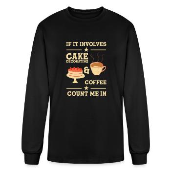 Cake Decorator - Men's Long Sleeve T-Shirt - black - Front