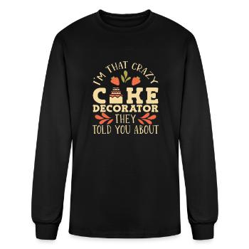 Cake Decorator - Men's Long Sleeve T-Shirt - black - Front