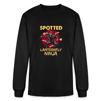 Ninja - Spotted Lanternfly Ninja - Men's Long Sleeve T-Shirt - black - Front
