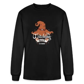 The witching hour is near - Men's Long Sleeve T-Shirt - black - Front