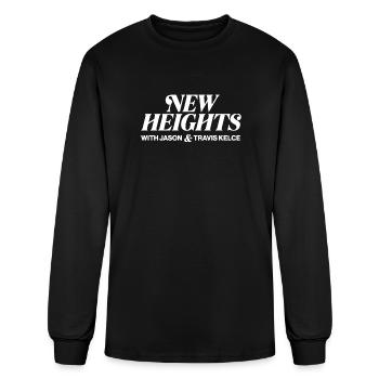 New Heights Merch - Men's Long Sleeve T-Shirt - black - Front