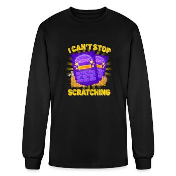 I Can't Stop Scratching - Men's Long Sleeve T-Shirt - black - Front
