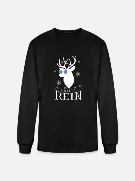 Make It Rein - Men's Long Sleeve T-Shirt - black