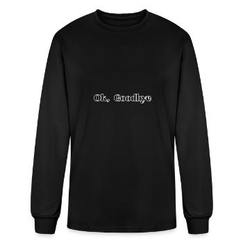 Ok goodbye - Men's Long Sleeve T-Shirt - black - Front