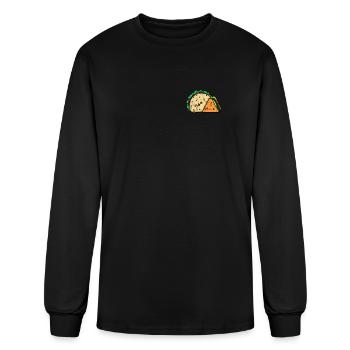 Doner Taco Best Friends Pocket design - Men's Long Sleeve T-Shirt - black - Front