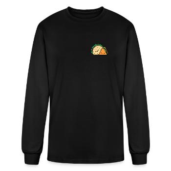 Doner Taco Best Friends Pocket design - Men's Long Sleeve T-Shirt - black - Front